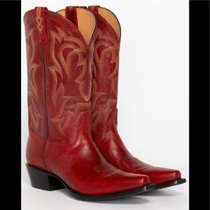 I’m selling my cow boots. They are brand new.